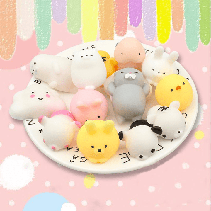 25 PCS Random Squishy Lot Slow Rising Kawaii Cute Animal Squeeze Hand Toy - MRSLM