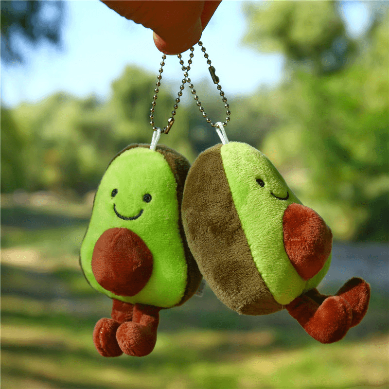 Avocado Keychain Pendant Bag Doll Pendant Plush Toy - MRSLM