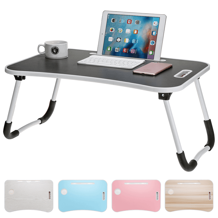 Foldable Laptop Lap Tray Folding Desk Computer Table Sofa Notebook Breakfast Bed - MRSLM