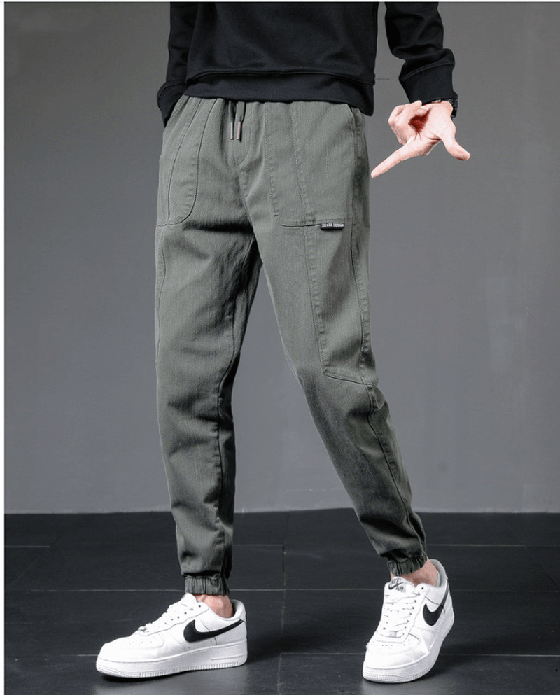 Casual Pants Men'S Harem Loose Cargo Trousers - MRSLM