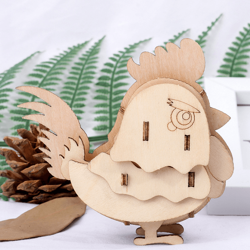 Children'S DIY Wooden Toys, Wooden Toy Models, Three-Dimensional Puzzles, Assembling Insect Models - MRSLM