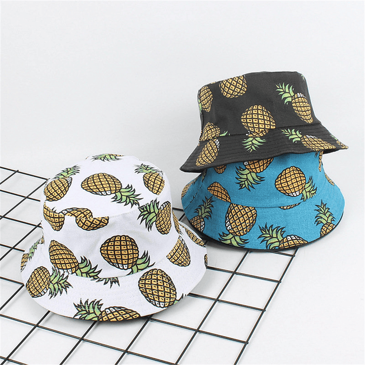 Women Summer Causal Fruit Printed Fisherman Hats - MRSLM