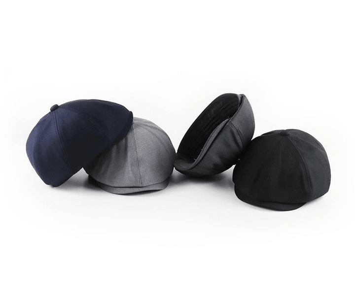 Men'S and Women'S Solid Color Retro Beret - MRSLM