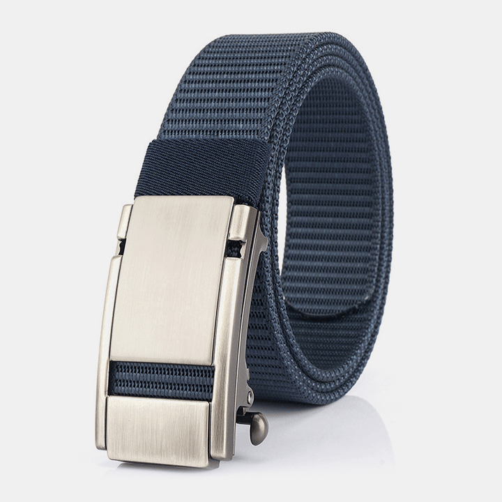 Unisex Nylon Automatic Buckle 120Cm Sport Outdoor Casual Jeans Belt - MRSLM