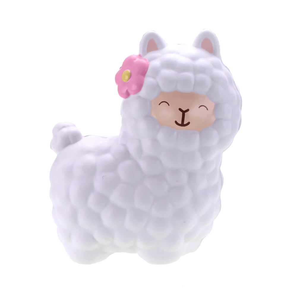 Vlampo Squishy Alpaca 17X13X8Cm Licensed Slow Rising Original Packaging Collection Gift Decor Toy - MRSLM