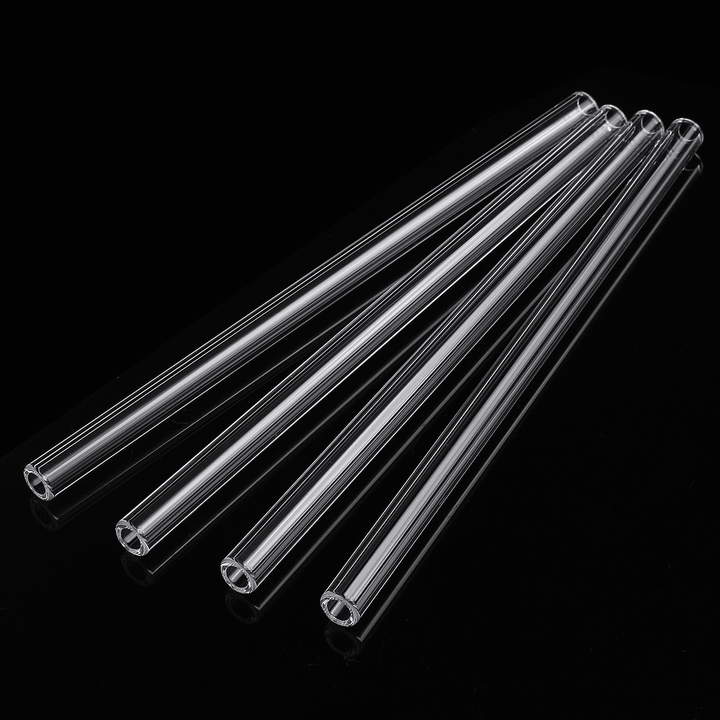 4Pcs 200Mm OD 10Mm 2Mm Thick Wall Borosilicate Glass Blowing Tube - MRSLM