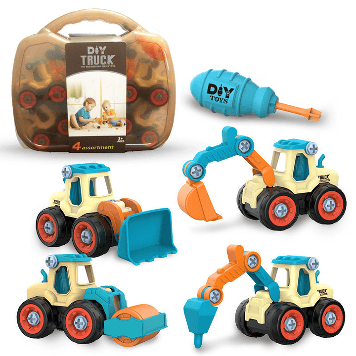 Children'S Disassembly and Assembly Engineering Vehicle Toy - MRSLM