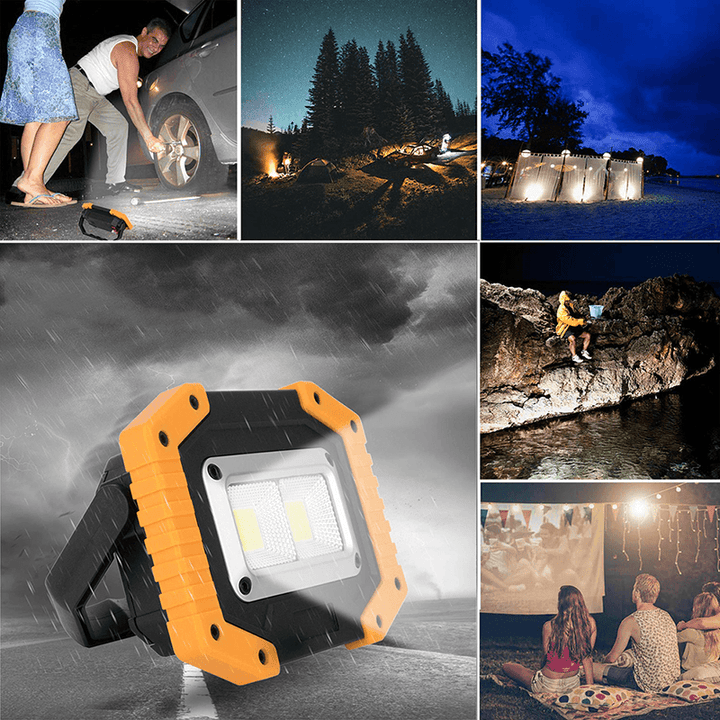 XANES 30W LED COB Outdoor IP65 Waterproof Work Light Camping Emergency Lantern Floodlight Flashlight - MRSLM