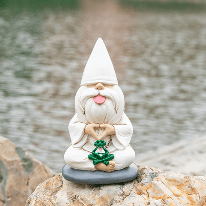 Resin Gnome Decor Statue Garden Ornaments - MRSLM