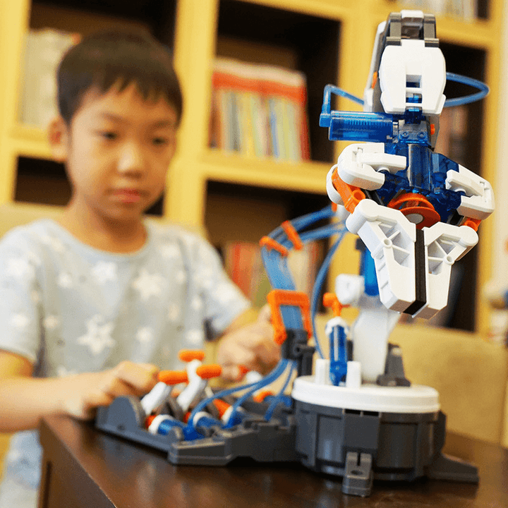 Scientific Experiment DIY Hydraulic Robot Arm Educational Toy Model Assembly - MRSLM