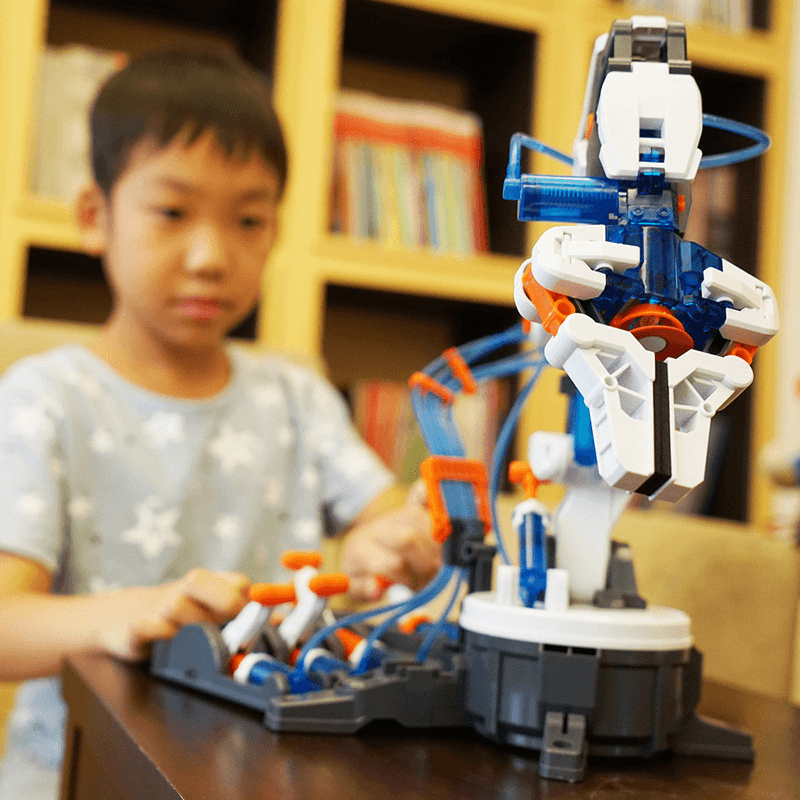 Scientific Experiment DIY Hydraulic Robot Arm Educational Toy Model Assembly - MRSLM