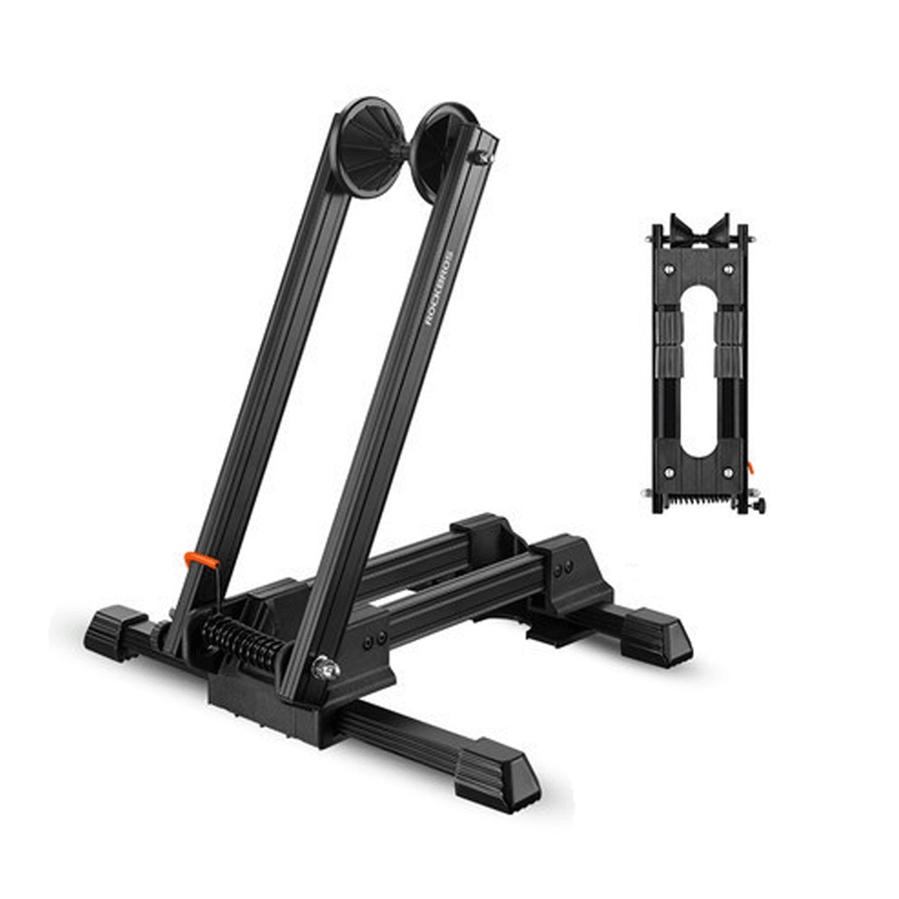 ROCKBROS Bike Rack Adjustable Folding Double Pole Universal Bicycle Repair Stand Mountain Bike Holder Display Stand - MRSLM