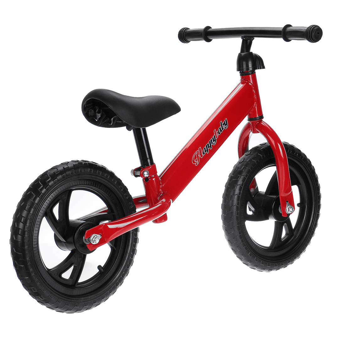 Kids Portable Adjustable No Pedal Best Balance Bike for Children Aged 2-7 Toddler Educational Bicycle Gift for Boys＆Girls - MRSLM