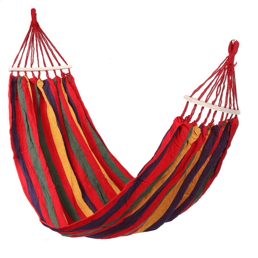 Canvas Camping Hammock Swing Hanging Bed Outdoor Garden Travel - MRSLM