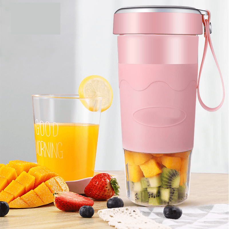 400Ml Wireless Electric Juicer Fruit Maker Portable Travel USB Blender Accompany Cup - MRSLM