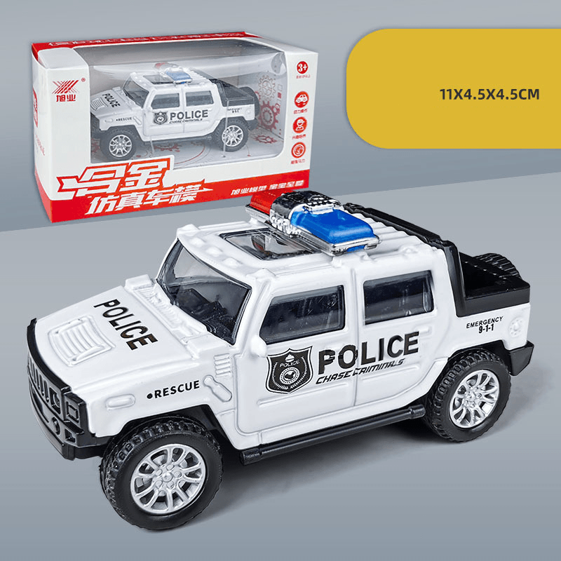 Children'S Simulation Off-Road Hummer Alloy Toy Car - MRSLM