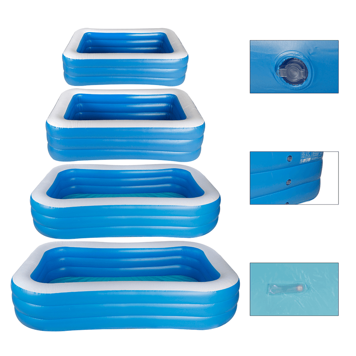 PVC Thickened Children'S Inflatable Swimming Pool Children'S Pool Capacity Large Bath Tub Outdoor Indoor - MRSLM