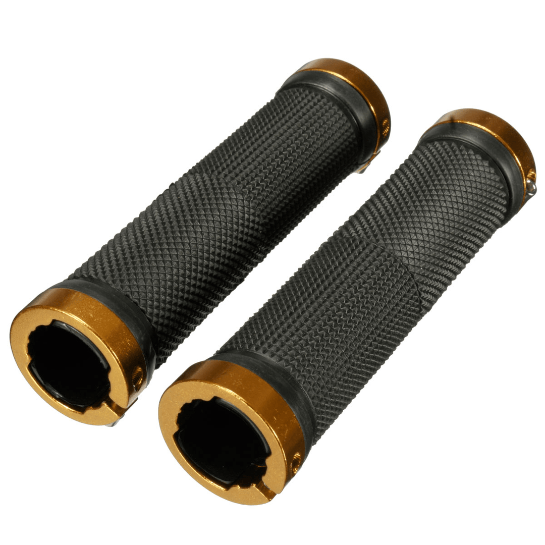 1 Pair Bike Handlebar Grips Anti-Slip MTB Bicycle Handlebar Cover Double Lock Bike Accessories - MRSLM