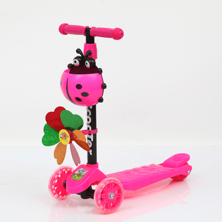 Children'S Four-Wheel Scooter Balance Scooter - MRSLM