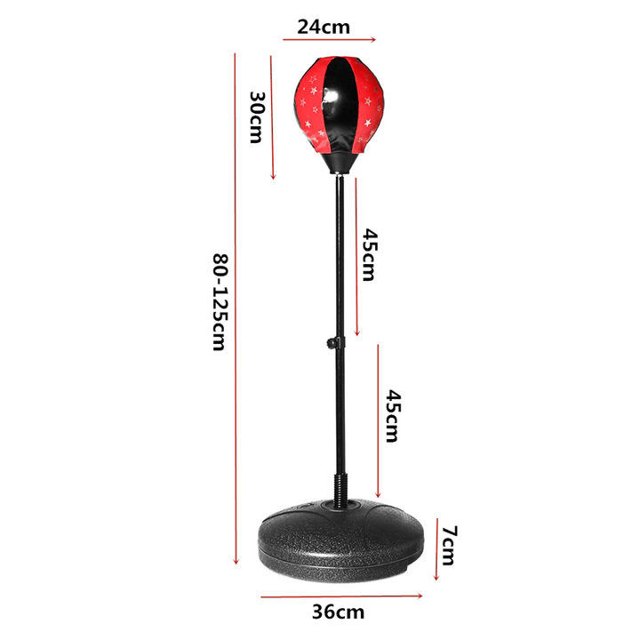 Desk Boxing Sand Bag Adjustable Standing Speed Ball Boxing Target Stress Release Exercise Equipment - MRSLM