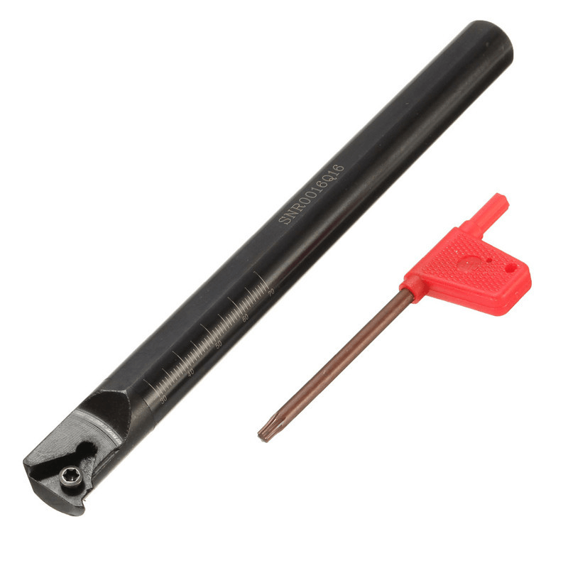 SNR0016Q16 16X180Mm Internal Lathe Threading Boring Turning Tool Holder with Wrench - MRSLM