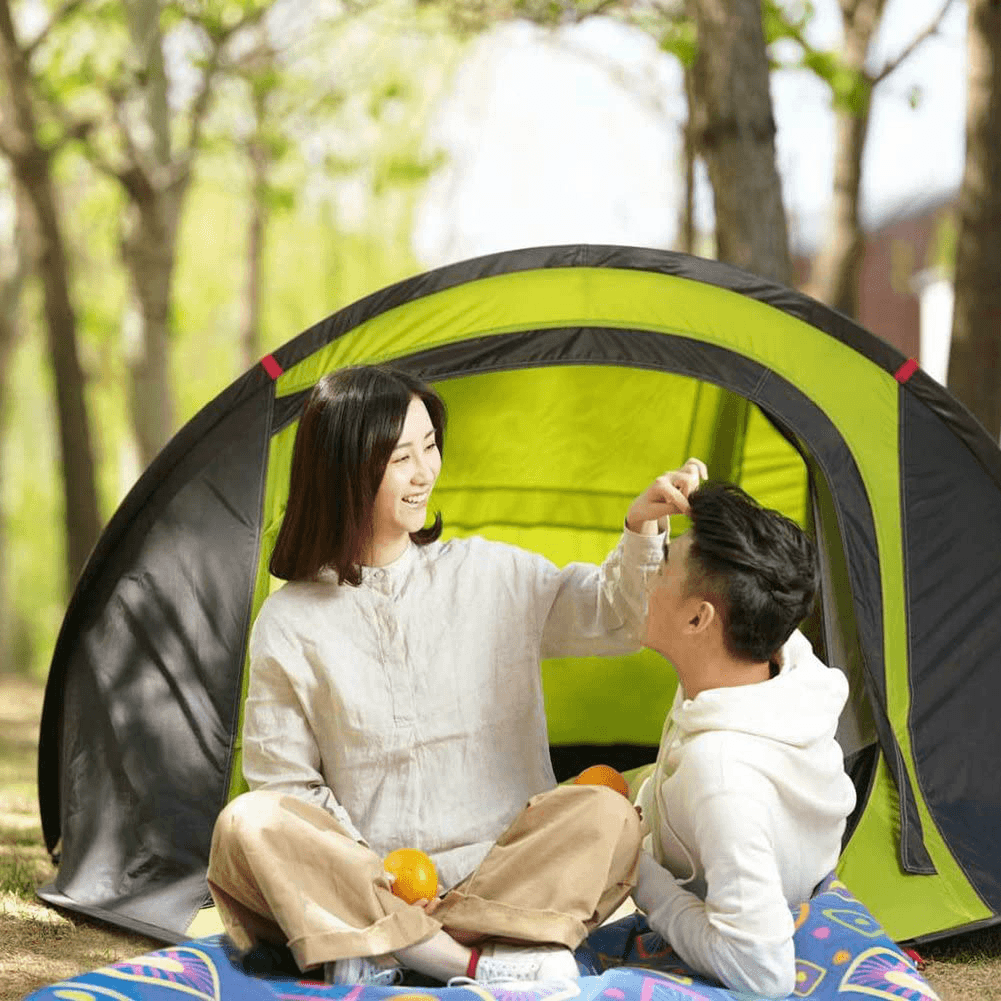 Zenph Double-Layer Tent 3-4 People from 3 Seconds Automatic Opening Family Camping Tent Outdoor Waterproof Sun Shelter - MRSLM