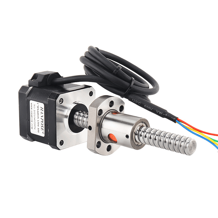 HANPOSE 300Mm SFU1204 Ball Screw Stepper Motor 4-Lead Nema 17 Stepper Motor 42BYGB40 42BYGB48 42BYGB60 - MRSLM