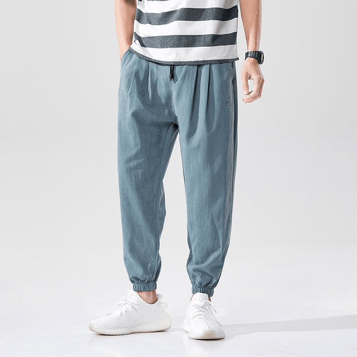 Summer Thin Loose Trousers Men'S Casual Trousers - MRSLM