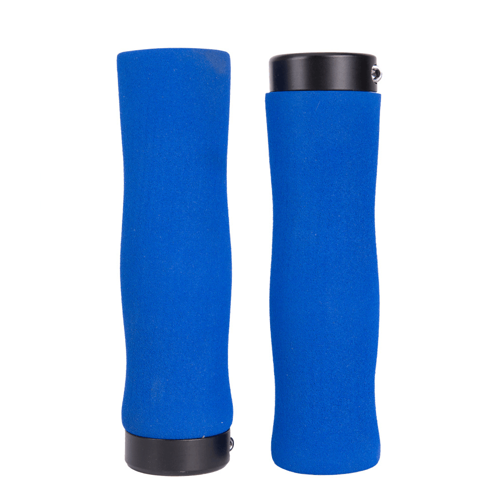 ZTTO AG-28 Durable Shockproof Anti-Slip Soft Lightweight Single-Sided Locking Sponge 1 Pair X Bicycle Grip Mountain Bikes Grip - MRSLM