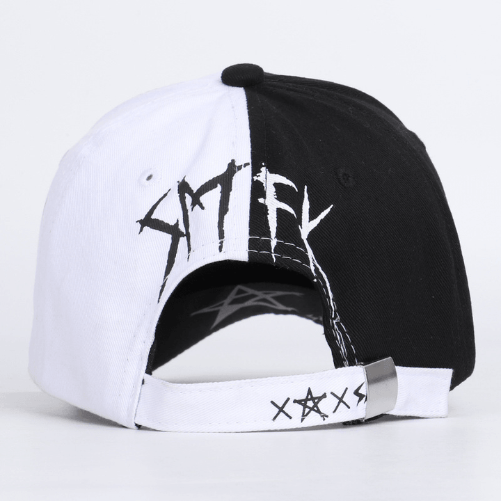 Graffiti Black and White Color Matching Cap Hip Hop Baseball Cap - MRSLM