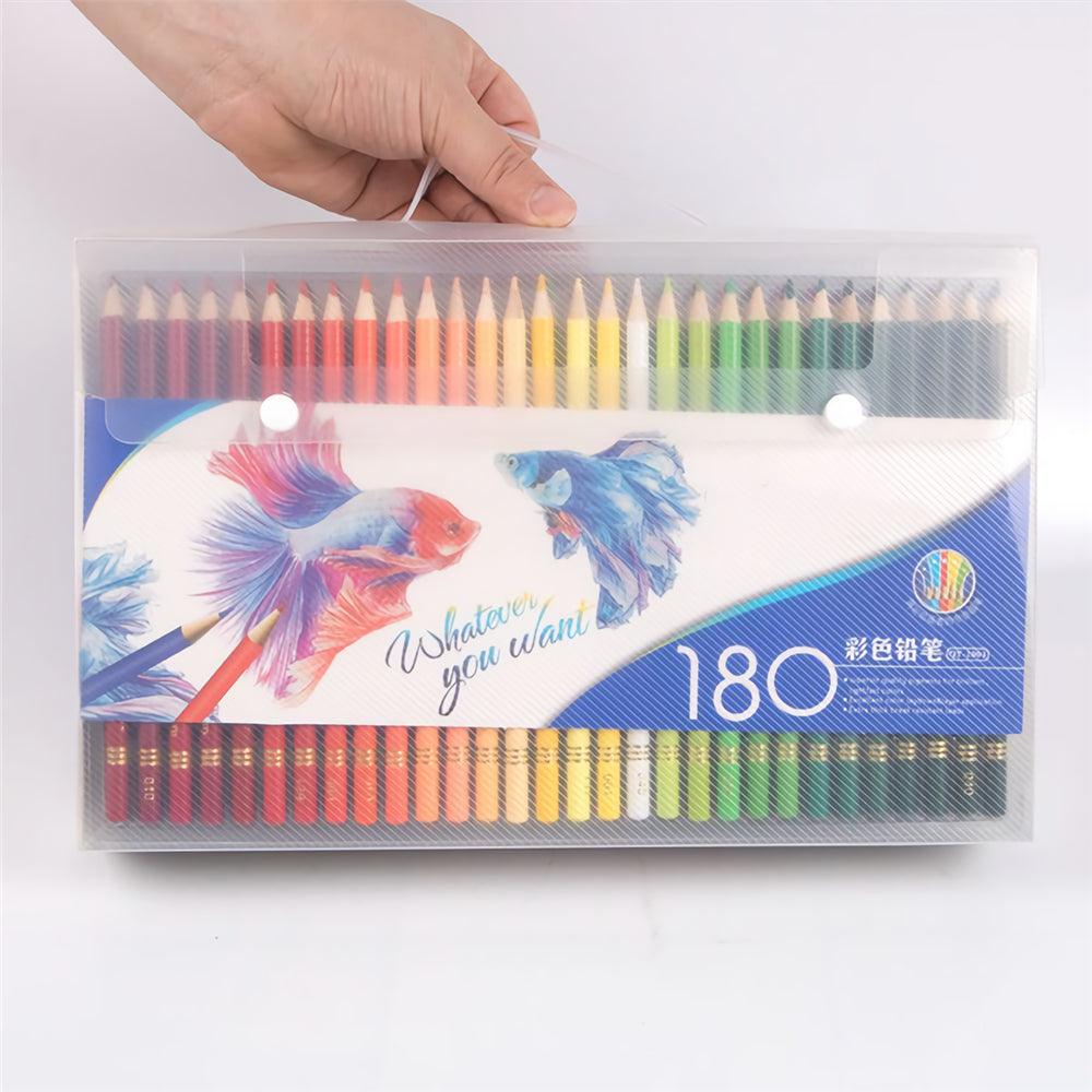 120/150/180 Colors Color Drawing Pencil Set Oil Colored Lead Painting Art Kit Stationery Students for Painting Beginner - MRSLM