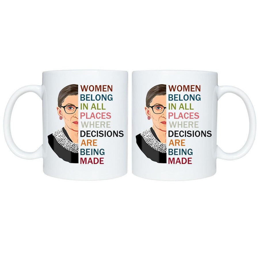 Ruth Bader Ginsburg Ceramic Mug - MRSLM