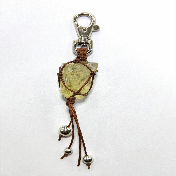 Natural Crystal Rough Stone Keychain - MRSLM