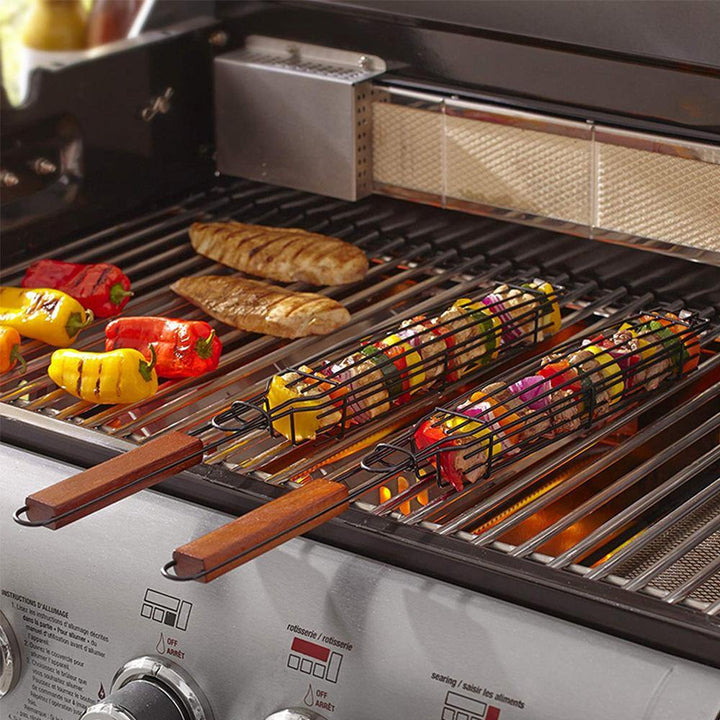 BBQ Grill Mesh Stainless Steel Tools Kitchen Accessories - MRSLM