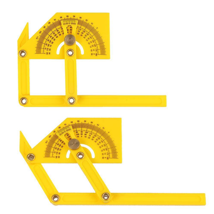 Goniometer Angle Finder Miter Gauge Arm Measuring Ruler Tool Plastic Protractor Hand Tools - MRSLM