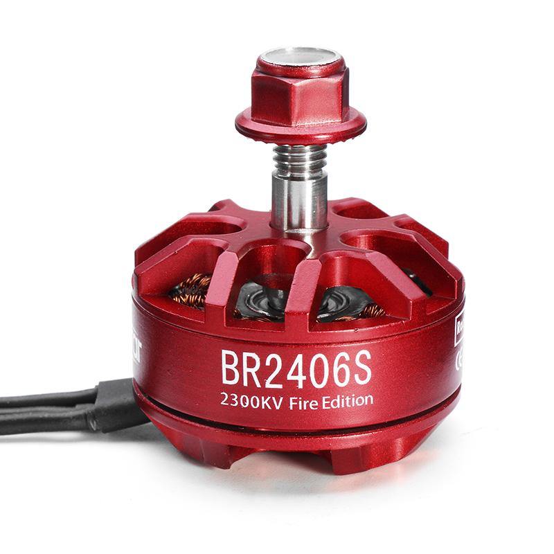 Racerstar 2406 BR2406S Fire Edition 2300KV 2-5S Brushless Motor For X220 250 280 300 RC Drone FPV Racing - MRSLM