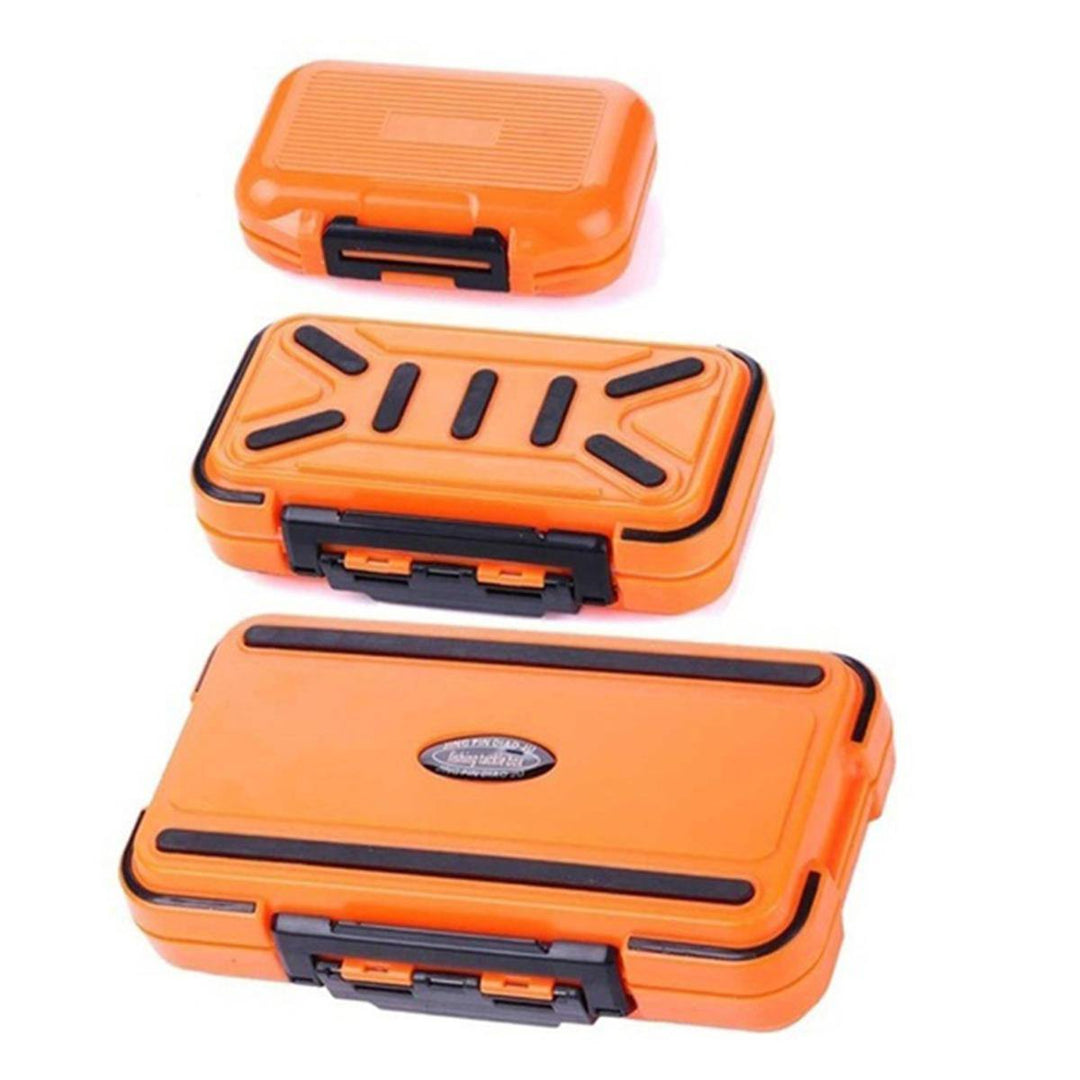 Sealed Waterproof Fishing Tackle Tray ABS Plastic Fishing Accessories Box Swivel Snap Lure Parts Storage Box - MRSLM