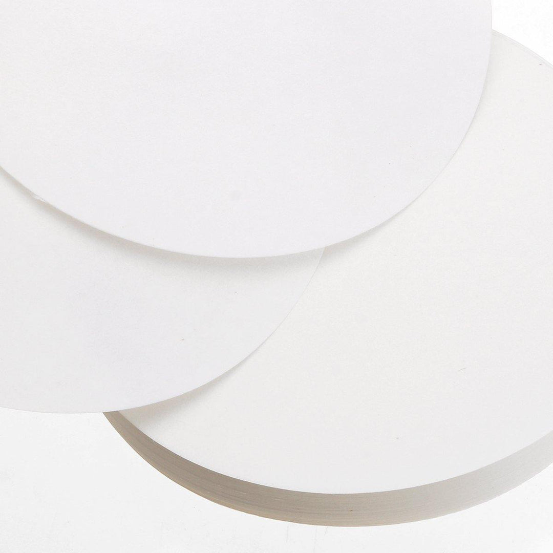 100Pcs/Set 7/9/11/15/18cm Qualitative Filter Paper Circular Funnel Filter Sheet Medium Speed 15-20um - MRSLM