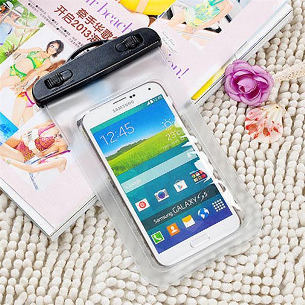 Cell Phone Waterproof Cover Universal Under Water Bag Transparent Touchscreen Mobile Phone Pouch - MRSLM