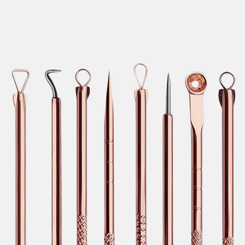 Acne Needle Set Blackhead Tools Rose Gold Acne Needle Acne Needle Beauty Needle Set of 4 - MRSLM