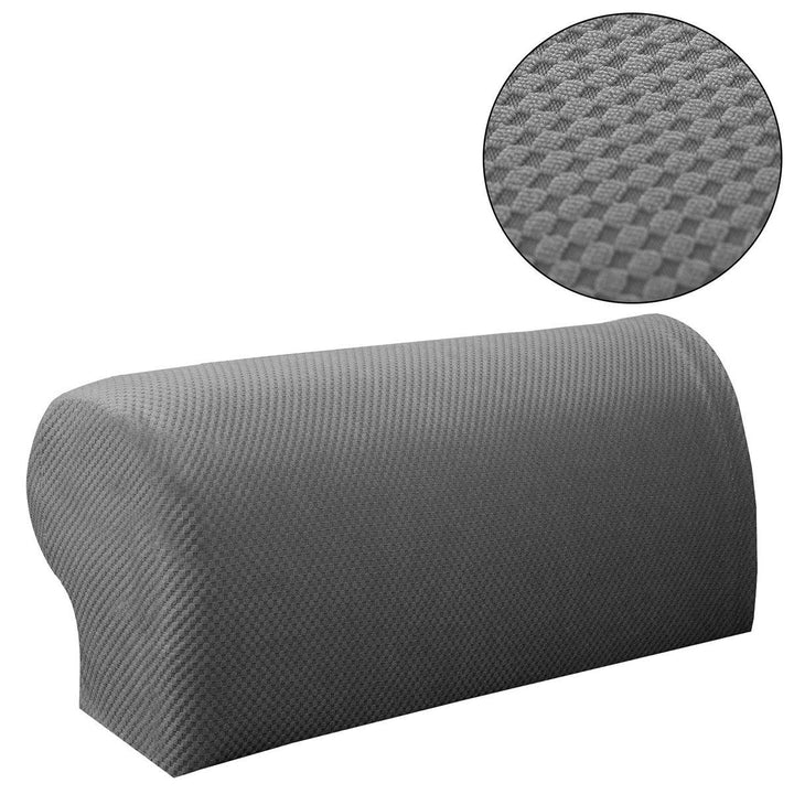 2PCS Premium Furniture Armrest Cover Sofa Couch Chair Arm Protectors Stretchy - MRSLM