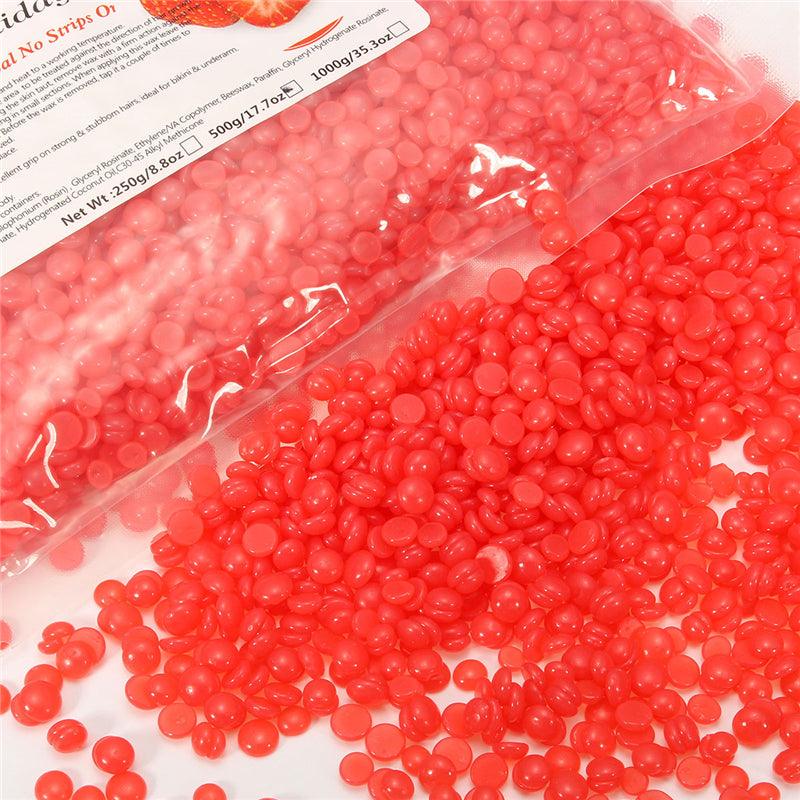 500g Solid No Strip Paper Free Hair Removal Hard Wax Beans Epilator Peel Off Depilator - MRSLM