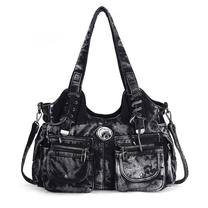 Leisure Fashion Big Bag Denim Bag Shoulder Bag Handbag - MRSLM