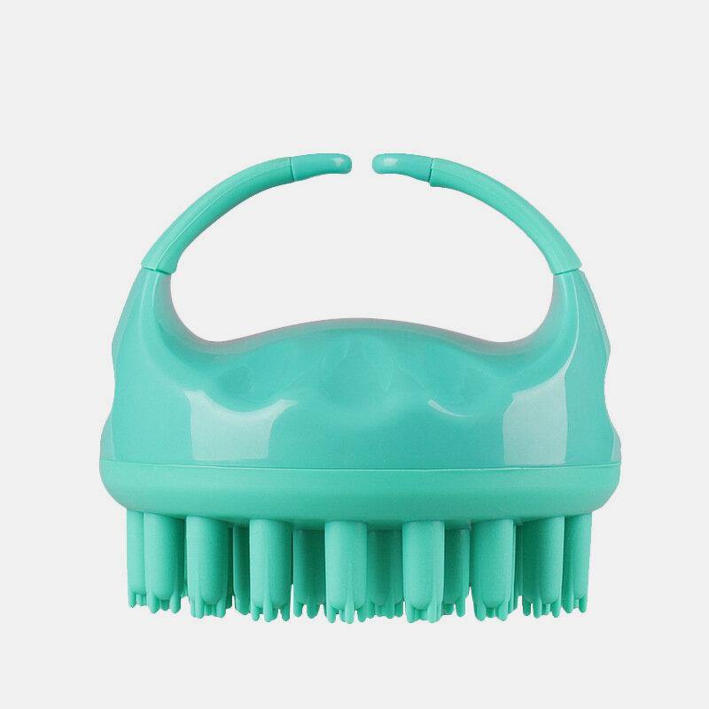 Hair Scalp Massager Soft Silicone Shampoo Brush Head Scalp Massager Dandruff Brush Exfoliating Treatment - MRSLM