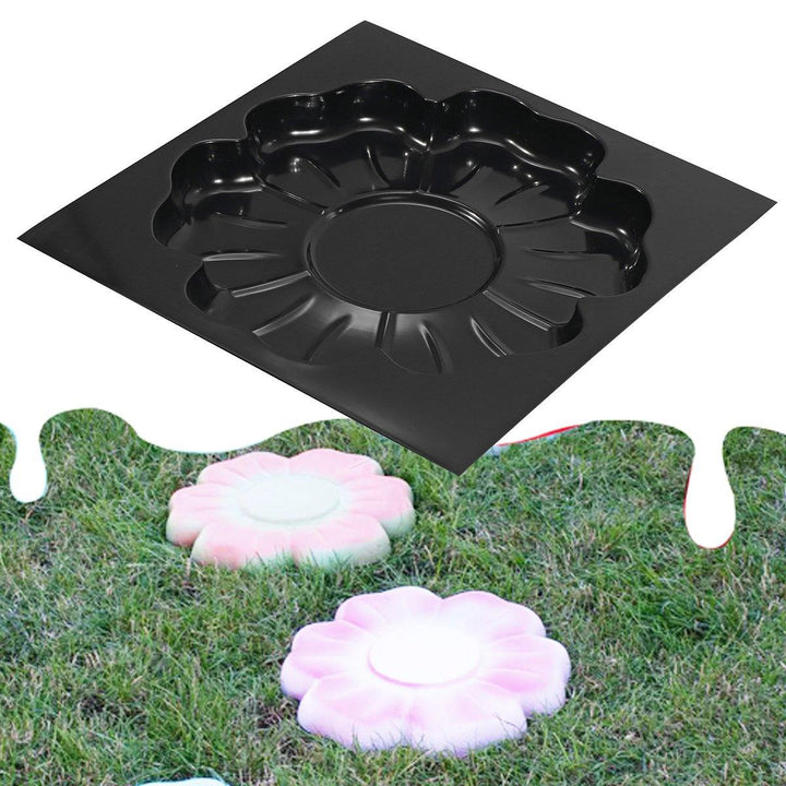 DIY Multi-function Plastic Paving Road Maker Mold Flower Stepping Stone Cement Brick Mold - MRSLM