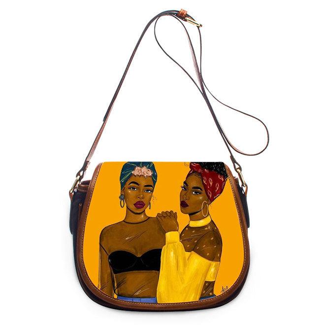 African Pu women's One Shoulder Messenger Bag - MRSLM