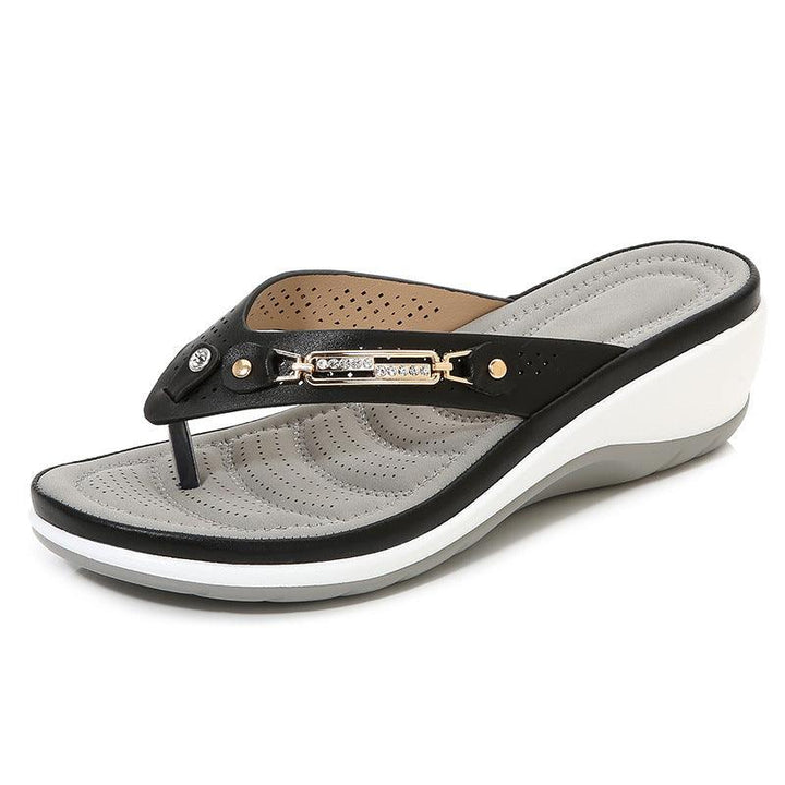 Metal buckle beach sandals - MRSLM