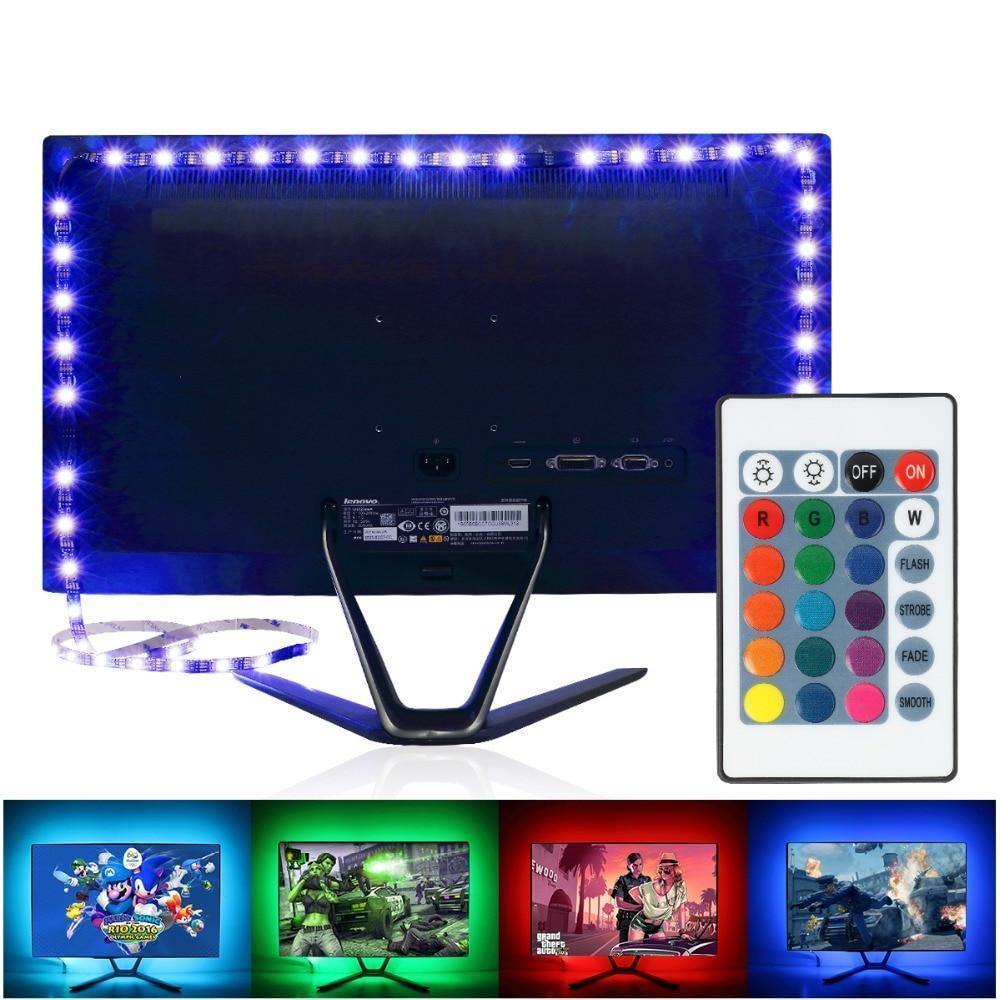 Color Changing LED Strip with Remote Control - MRSLM