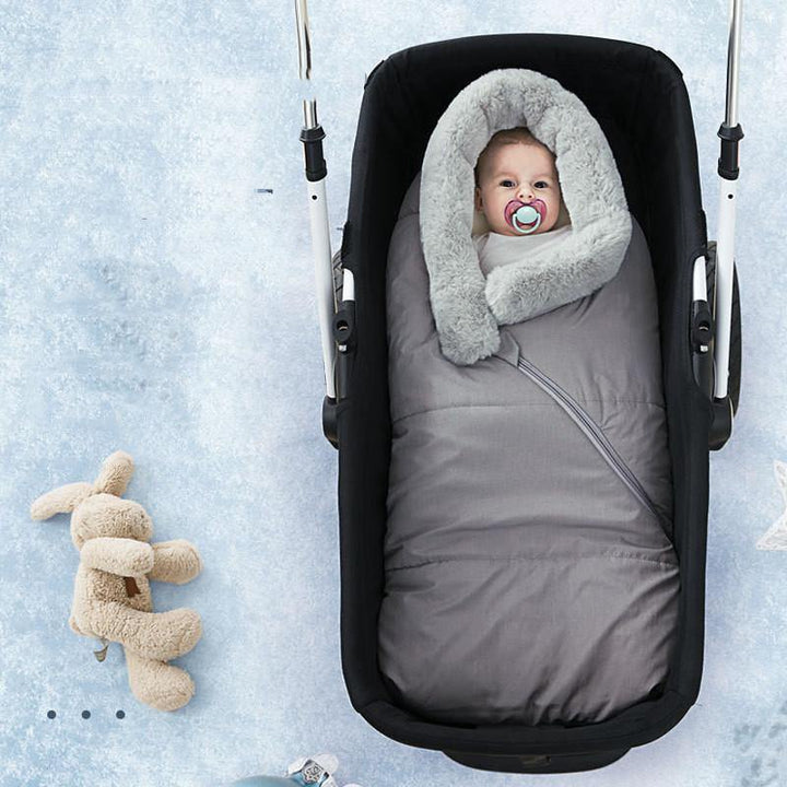 Baby Sleeping Bag Winter Windproof Warm Baby Stroller Sleepsacks For Infant wheelchair Envelopes - MRSLM