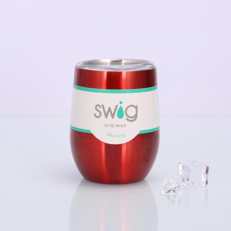 Swig eggshell cup 12oz stainless steel wine mug - MRSLM